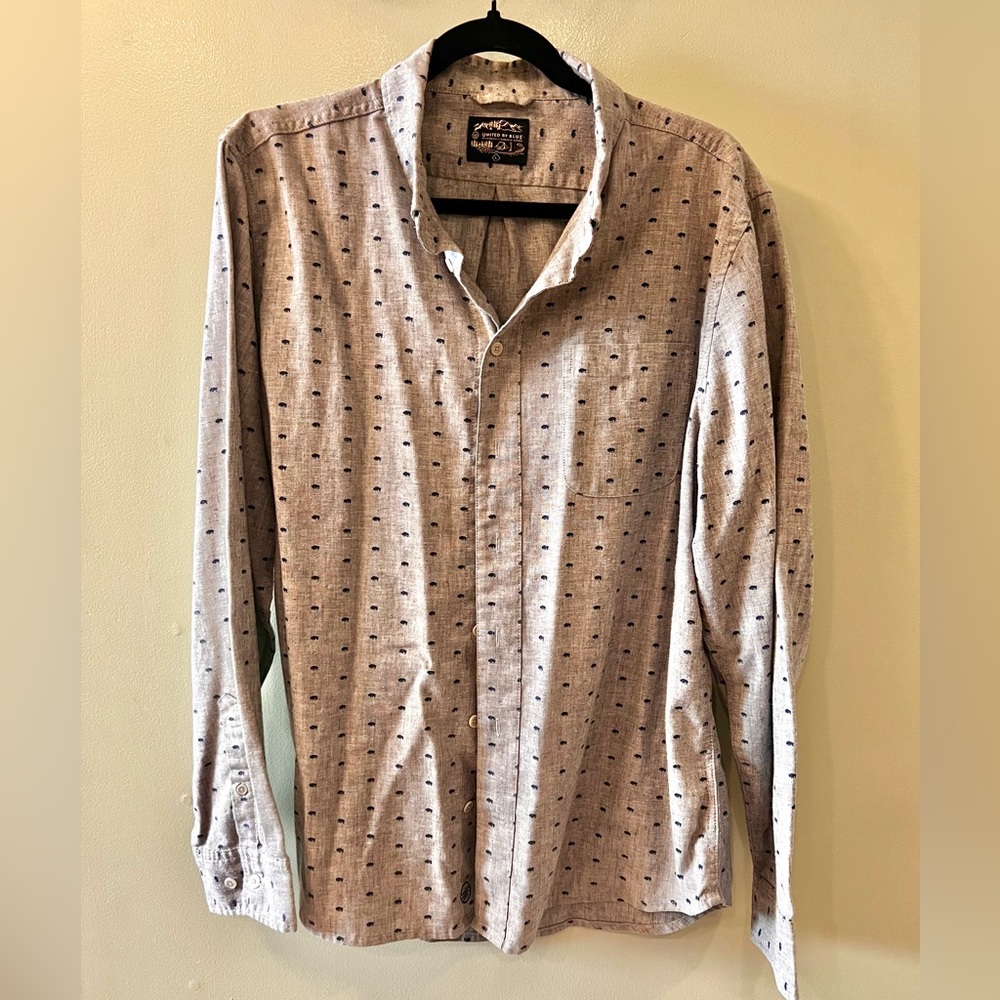 United by Blue Button Down Men’s Shirt Buffalo Pattern